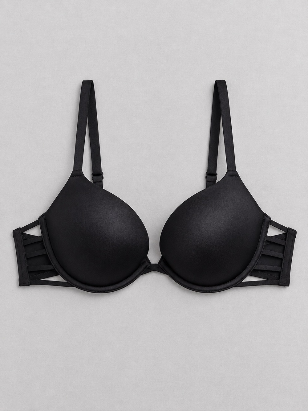 🍒3/33$ La SENZA The Show Off Black Strappy Push-Up Bra